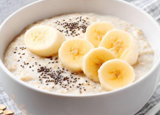 lactation snack oatmeal banana chia seeds