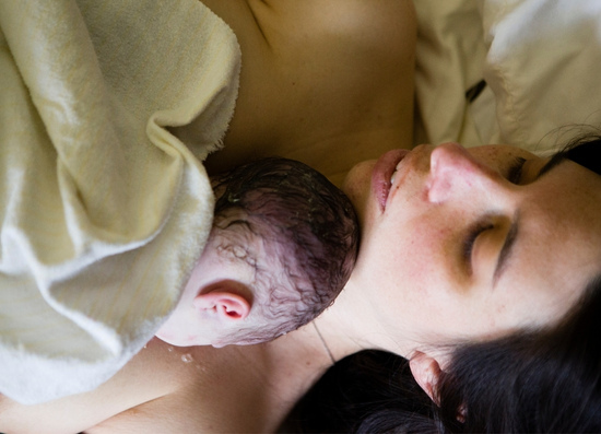 woman after childbirth